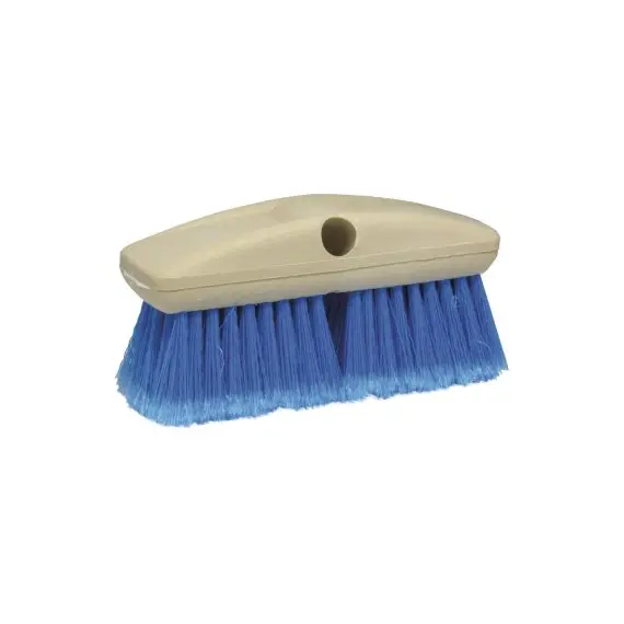 Brosse de lavage pour bateau - Poils moyens - Bleu