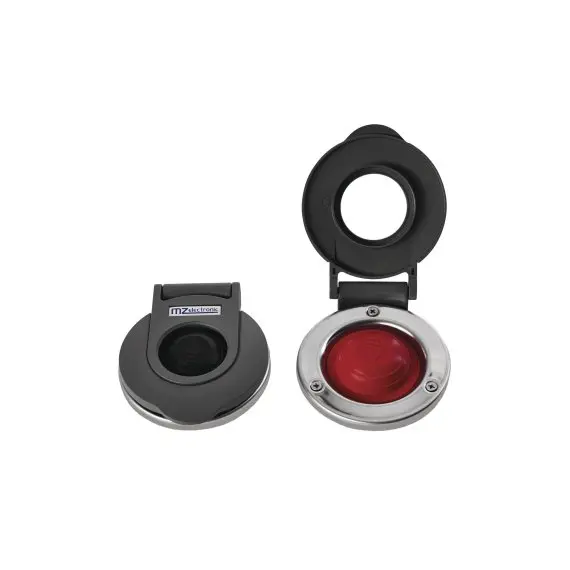Pédale de commande - Caoutchouc noir - 12/24V