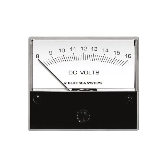 DC Voltmeter 8-16V, Analog, Backlit
