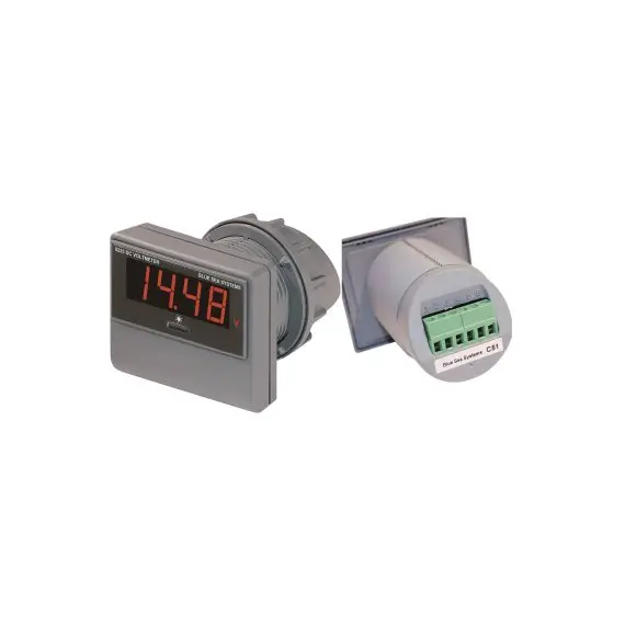 DC Voltmeter - 0-60V, Water-resistant, Energy Saver