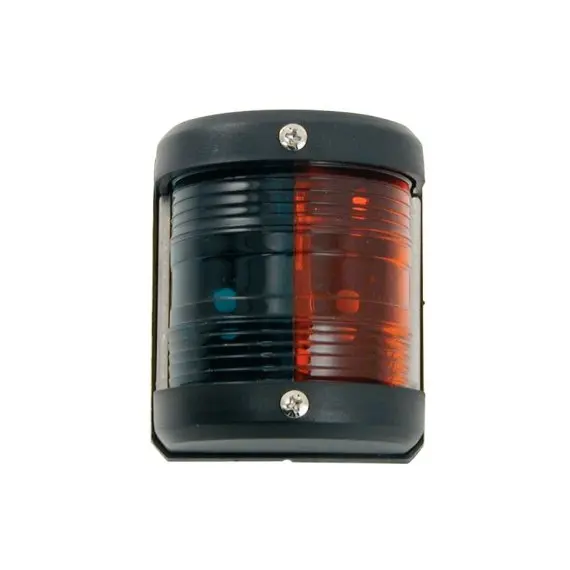 Feu de navigation 76mm, bicolore noir vert/rouge