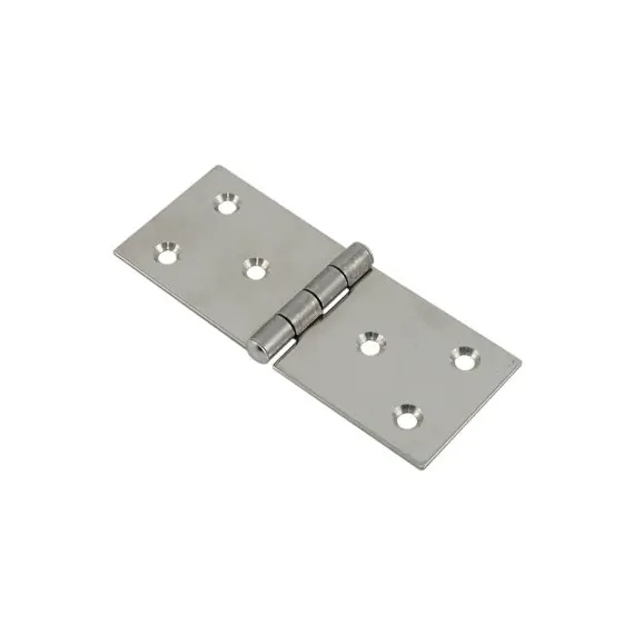 Stainless Steel Round Hinge - 95x40mm - Set of 2