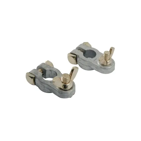 Zinc Battery Terminals - Pair