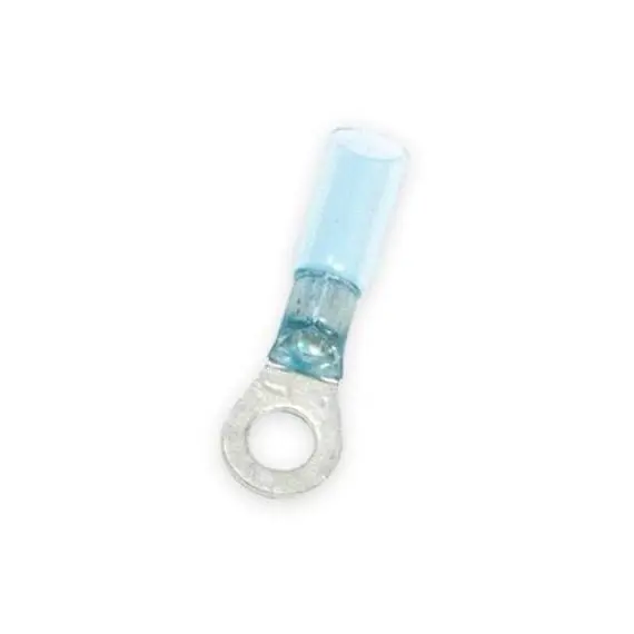 Bague thermorétractable bleue Ø6 - Lot de 100