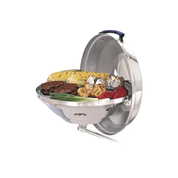 Barbecue à charbon de bois Marine Kettle - Acier inoxydable