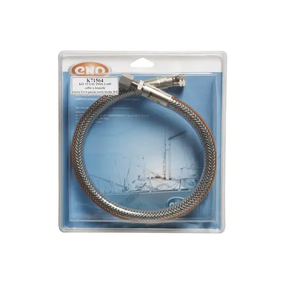 Flexinox Gas Hose - 1000mm G1/4 F to G1/4 F
