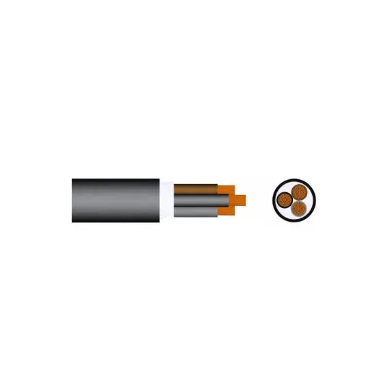 Câble marin Toxfree 2x1.5mm² - Noir