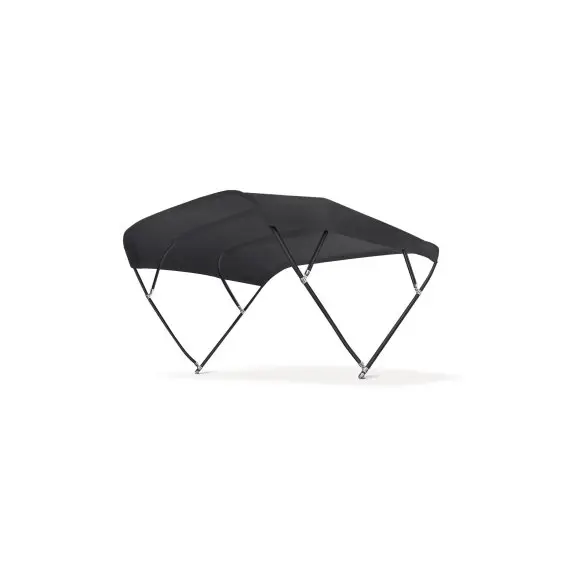 ONYX 4 Bimini - Aluminium noir - 170x252x156cmONYX 4 Bimini - Aluminium noir - 170x252x156cm