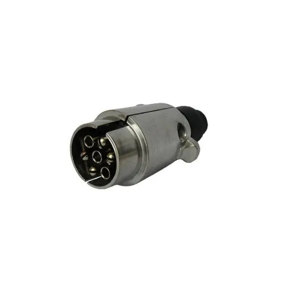 7-Pin Aluminum Male Plug - Packaged