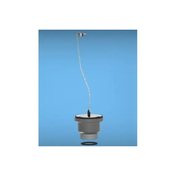 Bouchon de vidange droit Ø38mm - Acier inoxydable