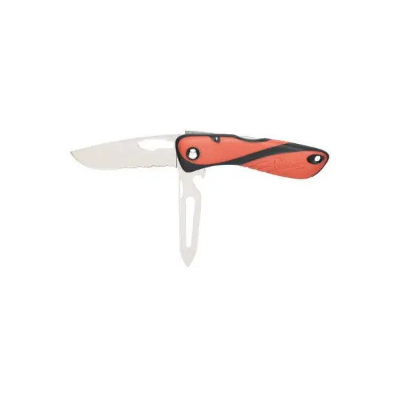 Couteau Offshore - Lame crantée et outils