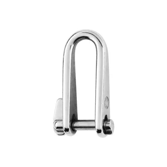 Manille rapide captive - Acier inoxydable 316L - Ø8mm