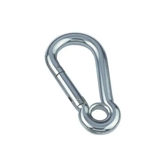 Mousqueton dœil de pompier - Acier inoxydable - Ø12mm