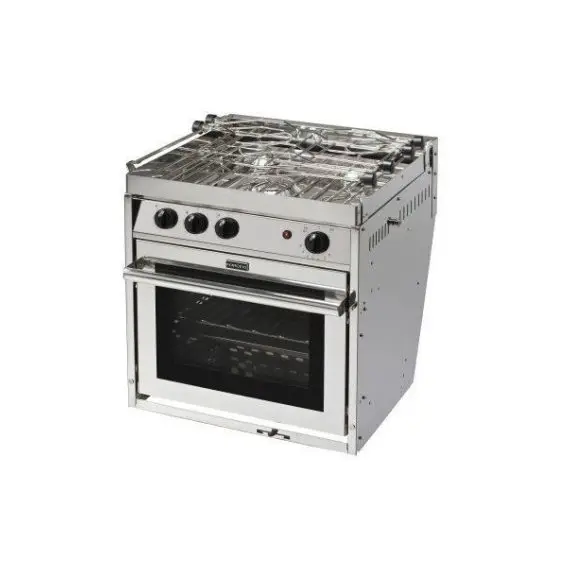 Horno de parrilla a gas giratorio Force 10 - 3 quemadores