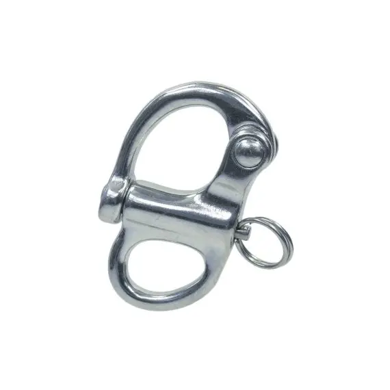 Halyard Snap Shackle - Fixed Eye - 96mm