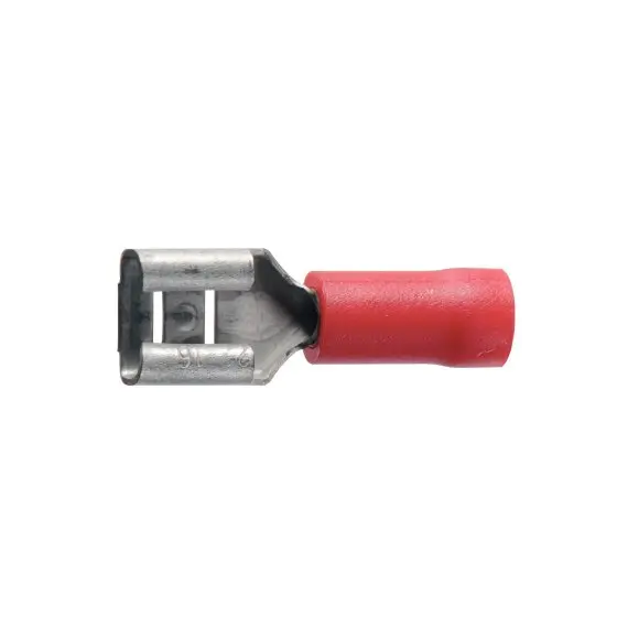 Red Female Clip Terminal Set - 10 pcs
