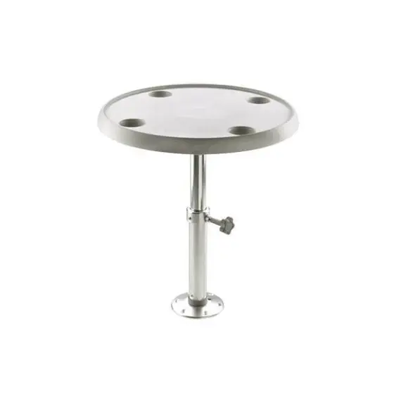 Round Table Ø60CM - Adjustable & Removable Leg